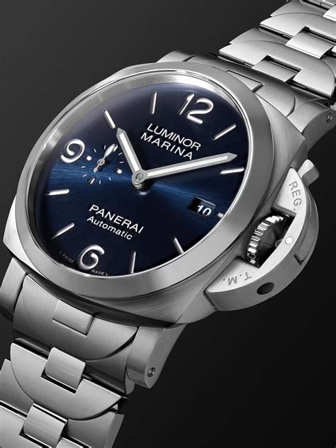 panerai luminor blue|panerai luminor marina 44mm.